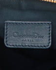 Christian Dior Navy Canvas Trotter Saddle Pochette 