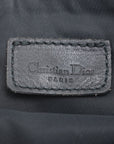 Christian Dior Navy Canvas Trotter Saddle Pochette 