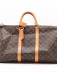 Louis Vuitton Monogram Keepall Bandouliere 50 Canvas Travel Bag