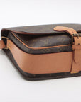 Louis Vuitton Brown Canvas Monogram Cartouchiere M51252 -