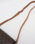 Louis Vuitton Brown Canvas Monogram Cartouchiere M51252 -