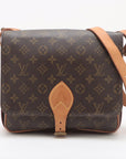 Louis Vuitton Brown Canvas Monogram Cartouchiere M51252 -