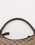 Gucci GG Canvas & Leather Shoulder bag Brown 