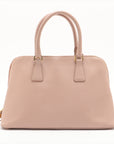 Prada Saffiano Leather 2 Way Handbag Pink 