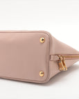 Prada Saffiano Leather 2 Way Handbag Pink 