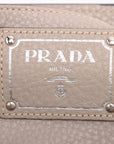 Prada Vitello Phenix Leather 2 Way Tote Bag Beige BN2795 