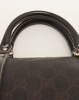 Gucci GG Supreme PVC &amp; leather Mini Boston Bag Brown 193604  